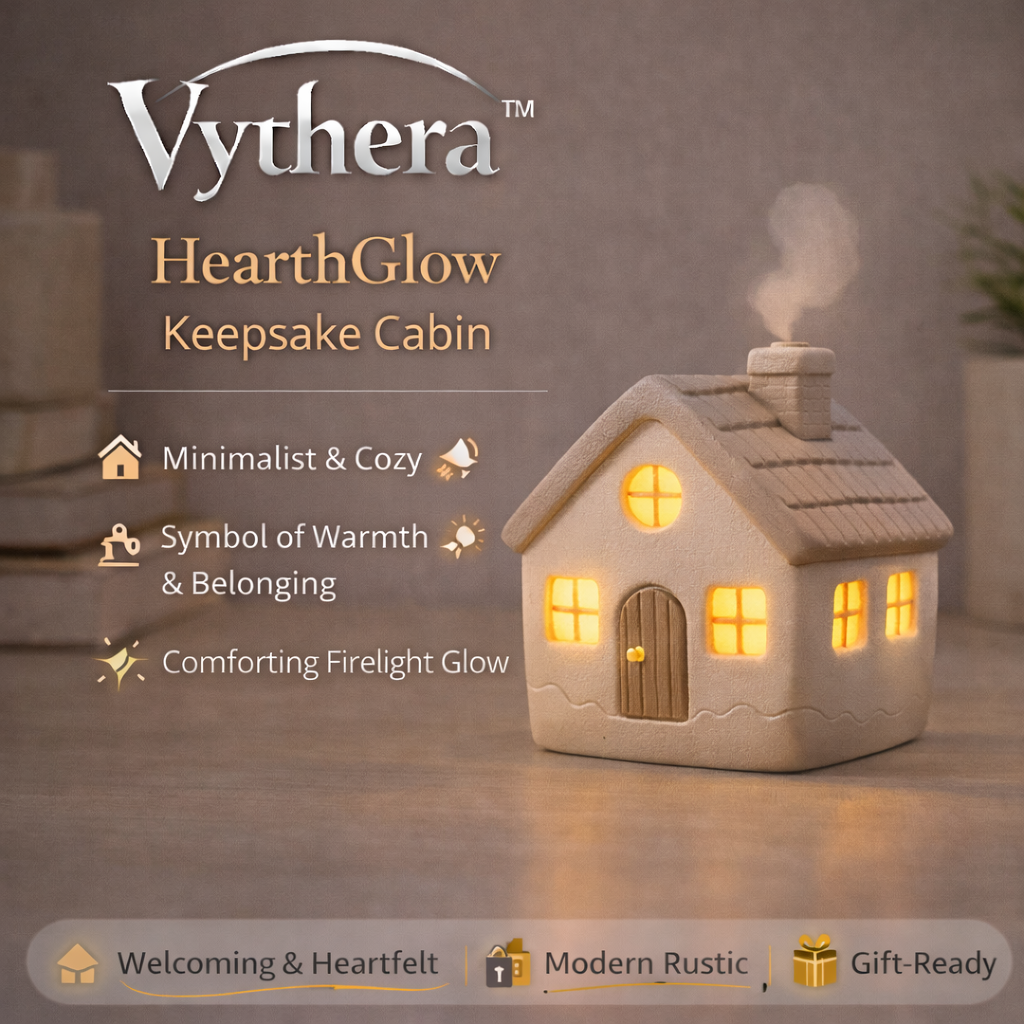 Vythera™ HearthGlow Keepsake Cabin